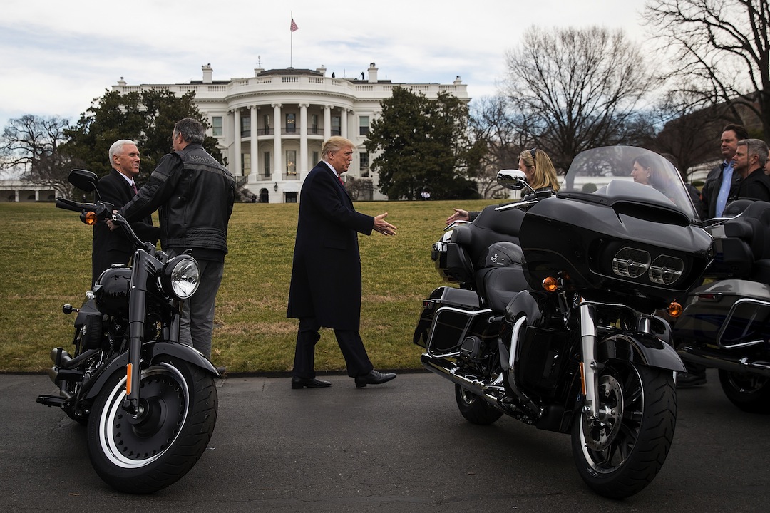 I vertici Harley Davidson a pranzo alla Casa Bianca I vertici Harley Davidson a pranzo alla Casa Bianca
