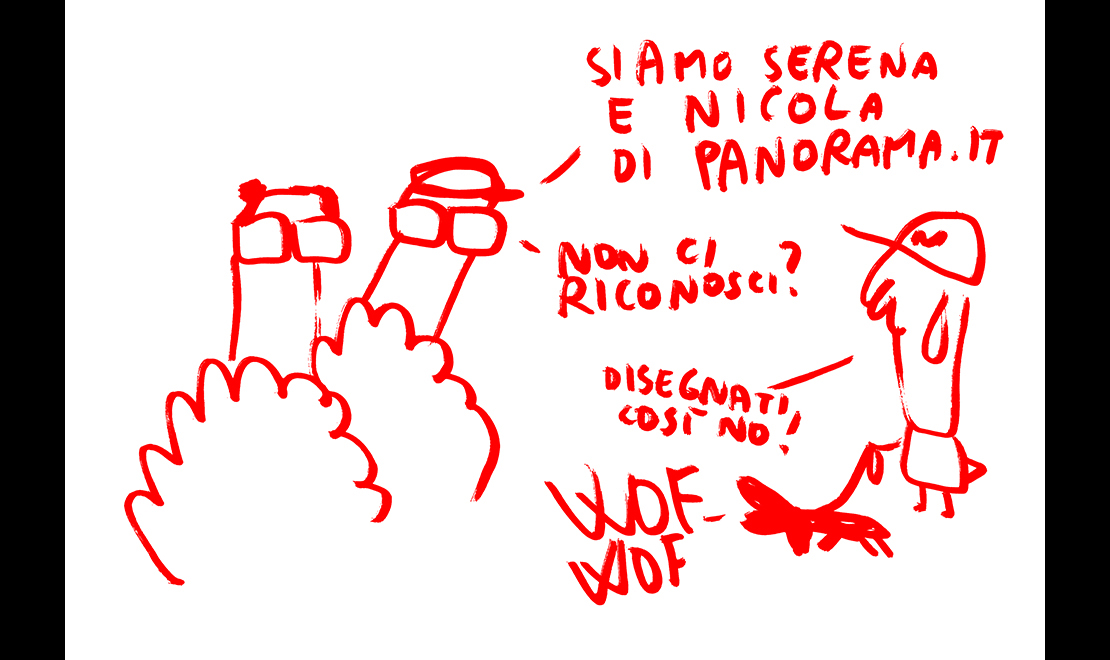 ‘Il papà di Dio’: intervista disegnata da Maicol&Mirco