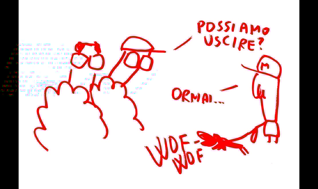 ‘Il papà di Dio’: intervista disegnata da Maicol&Mirco