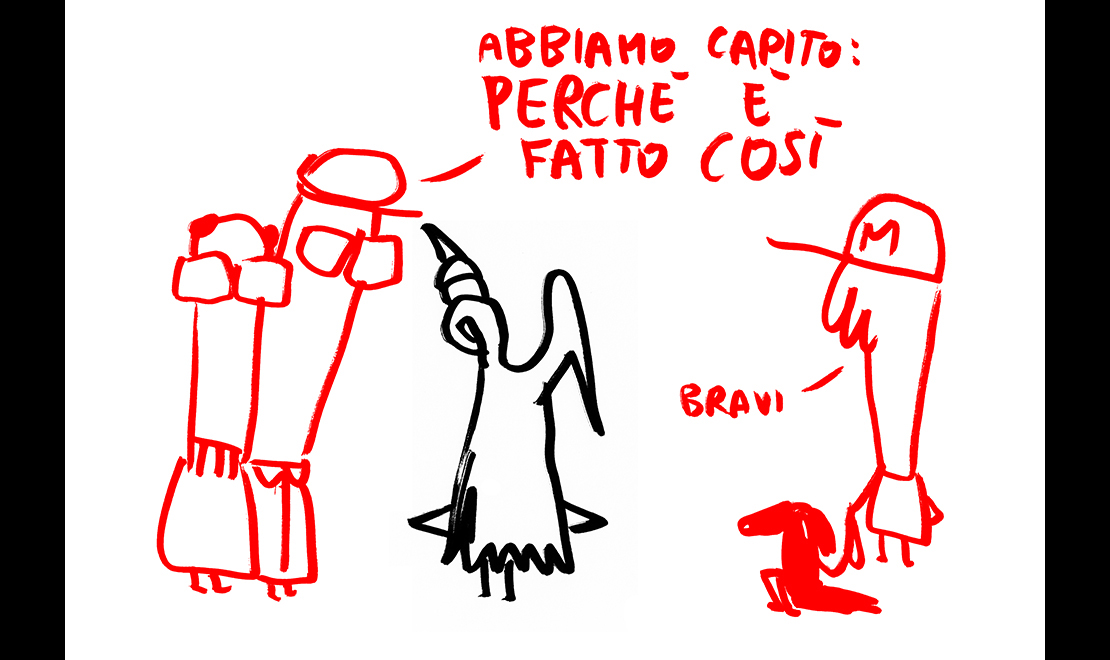 ‘Il papà di Dio’: intervista disegnata da Maicol&Mirco