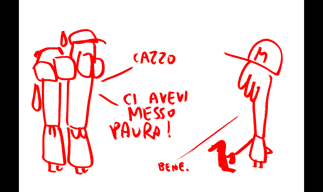 ‘Il papà di Dio’: intervista disegnata da Maicol&Mirco