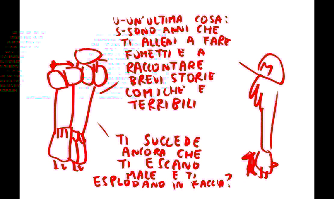 ‘Il papà di Dio’: intervista disegnata da Maicol&Mirco