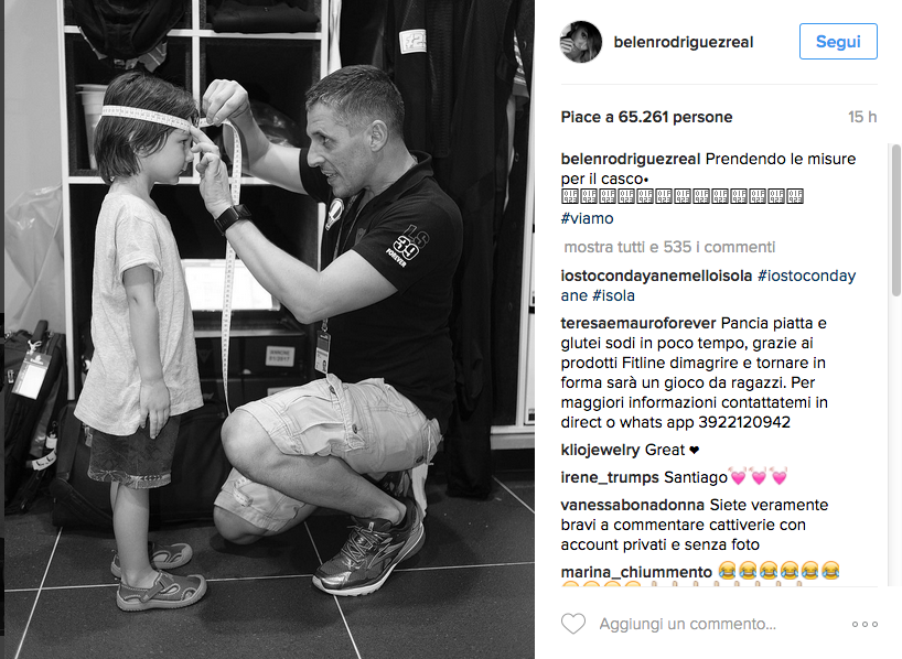 Belén Rodriguez e Andrea Iannone, fuga romantica in Malesia