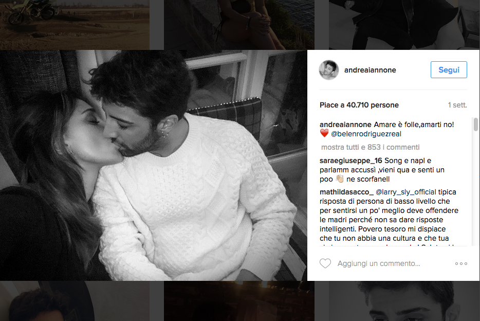 Belén Rodriguez e Andrea Iannone, fuga romantica in Malesia