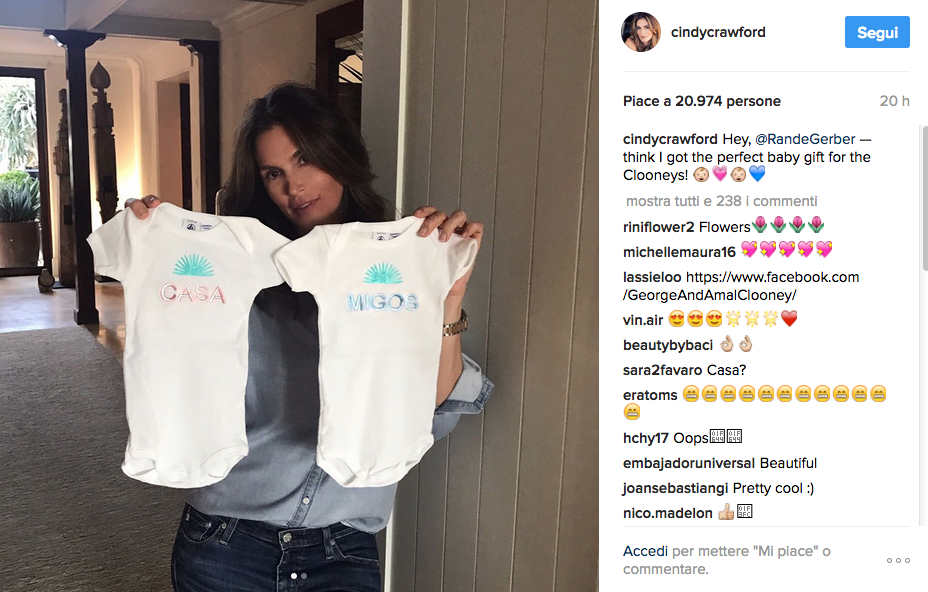 E’ già toto-nomi per i gemelli Clooney