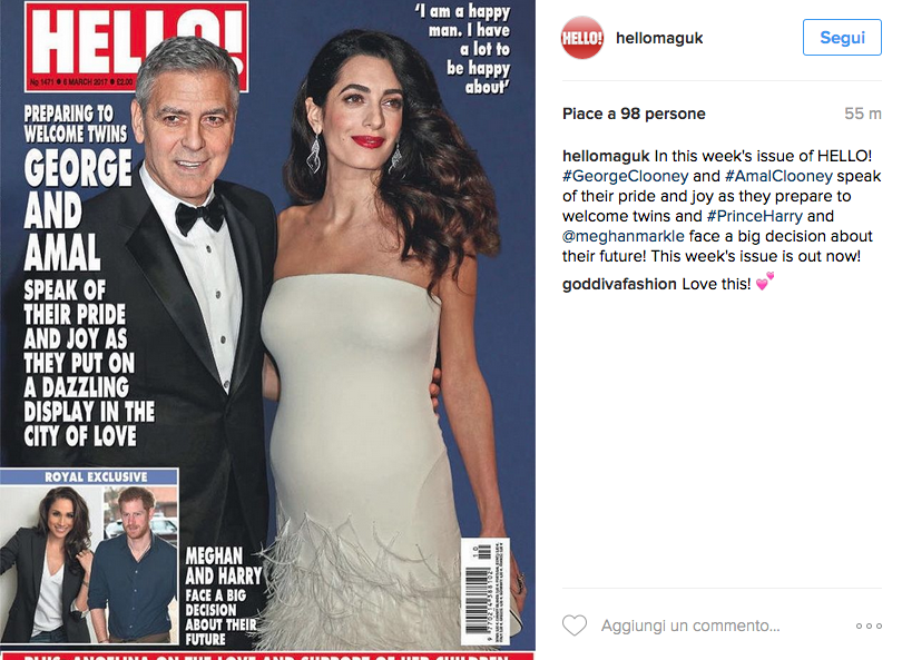 E’ già toto-nomi per i gemelli Clooney