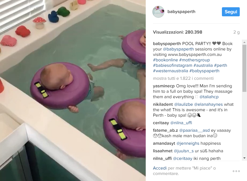 Bambini stressati? Arriva la “baby spa”