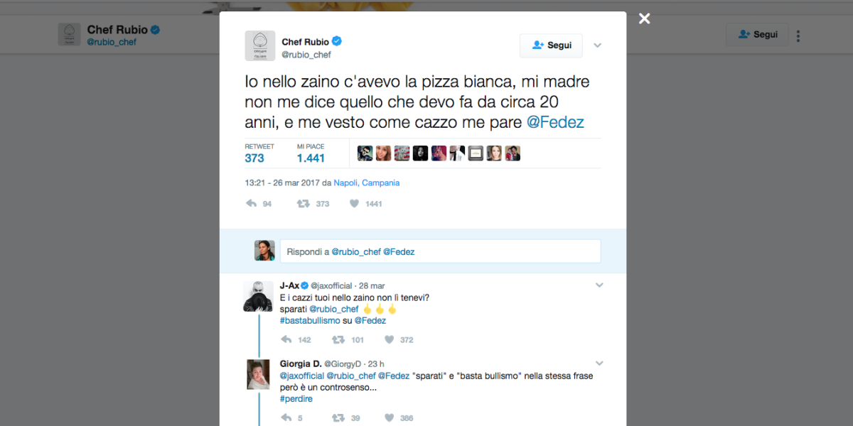 Galleria foto 'Le ragioni della lite social tra Chef Rubio e J-Ax' - foto 6