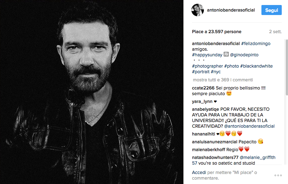 La verità di Antonio Banderas sull’infarto