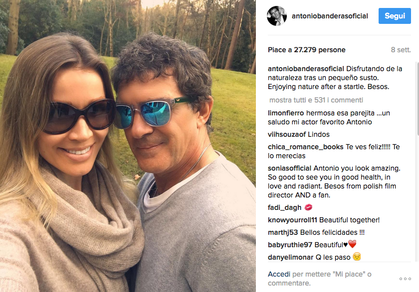 La verità di Antonio Banderas sull’infarto