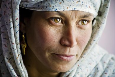 Foto di volti di donne al Festival Fotografico Europeo