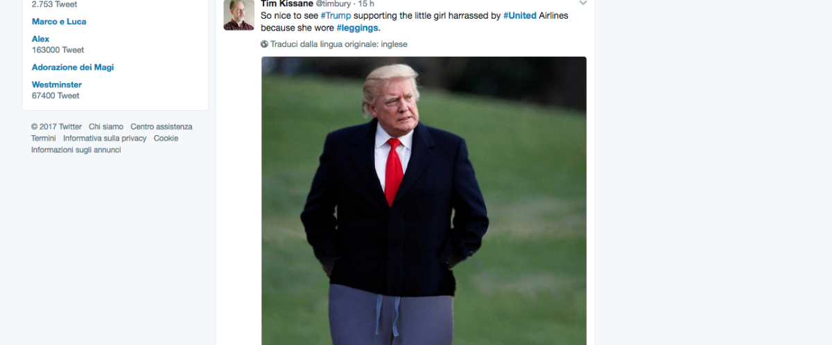 Galleria foto 'No ai leggings in aereo, la rivolta vip su twitter' - foto 5