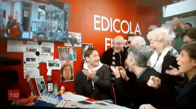 Totti all’Edicola Fiore: “Sono Luca, “lu caz..” | video