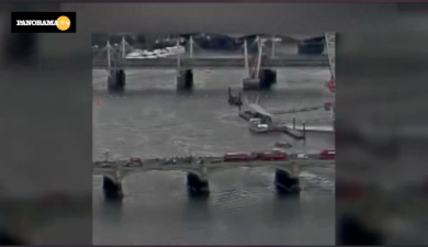 Londra, attentato a Westminster: donna cade nel Tamigi | video