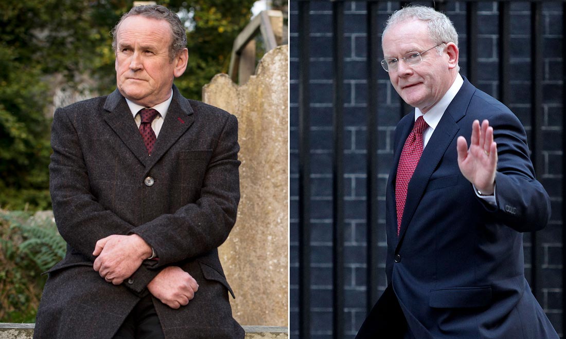 Martin McGuinnes rivive al cinema nel film Il Viaggio (The Journey) Martin McGuinnes rivive al cinema nel film Il Viaggio (The Journey)