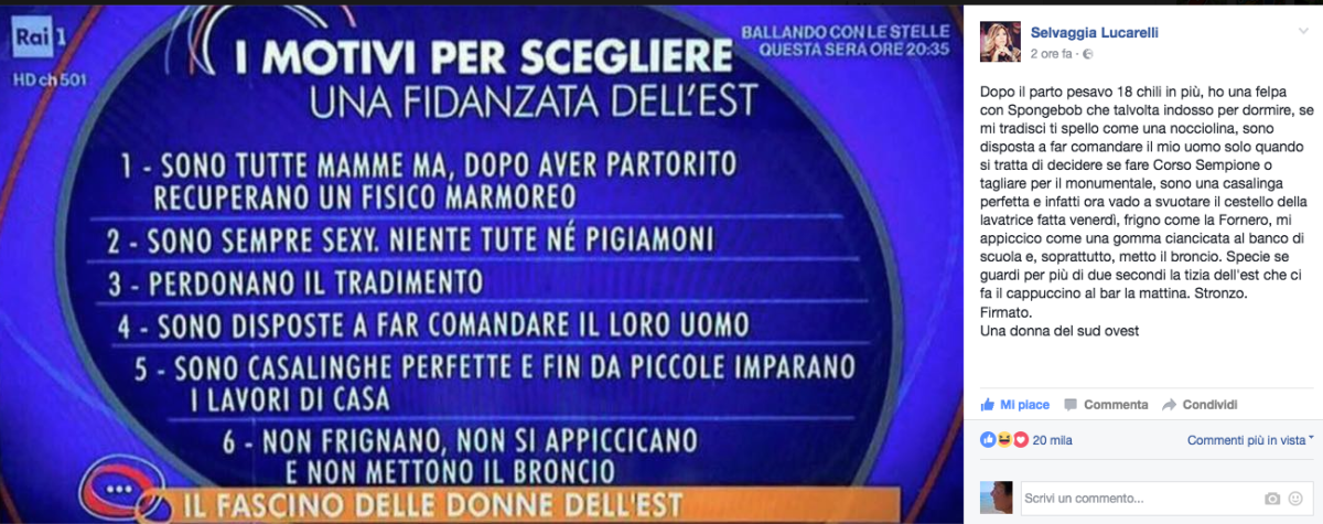 Galleria foto 'La reazione dei social alla polemica della donna dell’est' - foto 2