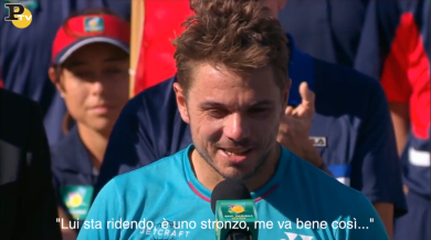 Wawrinka dà dello “stronzo” a Federer alla premiazione di Indian Wells | video
