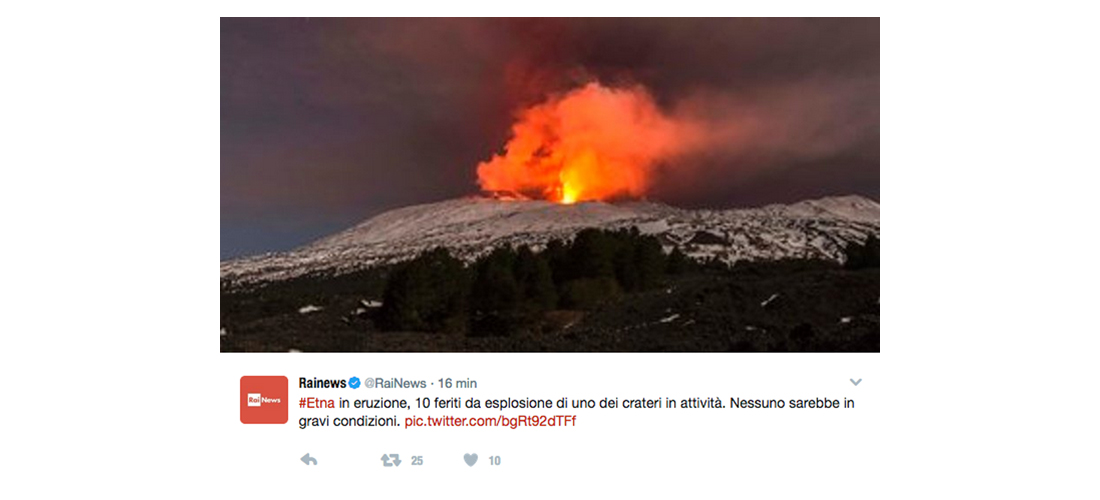 Etna, l’eruzione – FOTO e VIDEO Etna, l’eruzione – FOTO e VIDEO