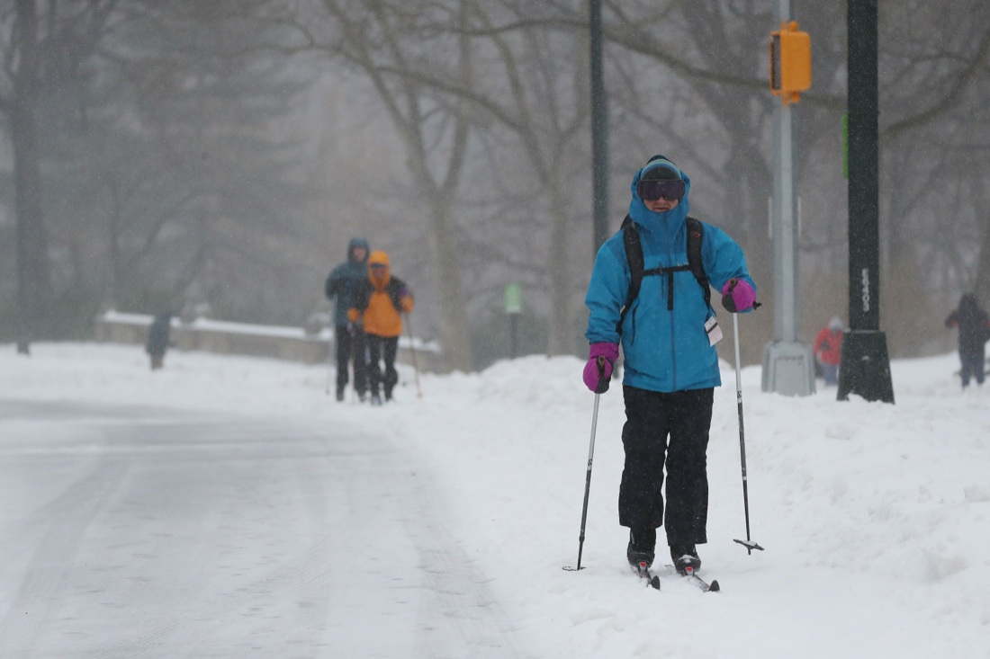 Usa, tempesta di neve nel Nord-Est, foto