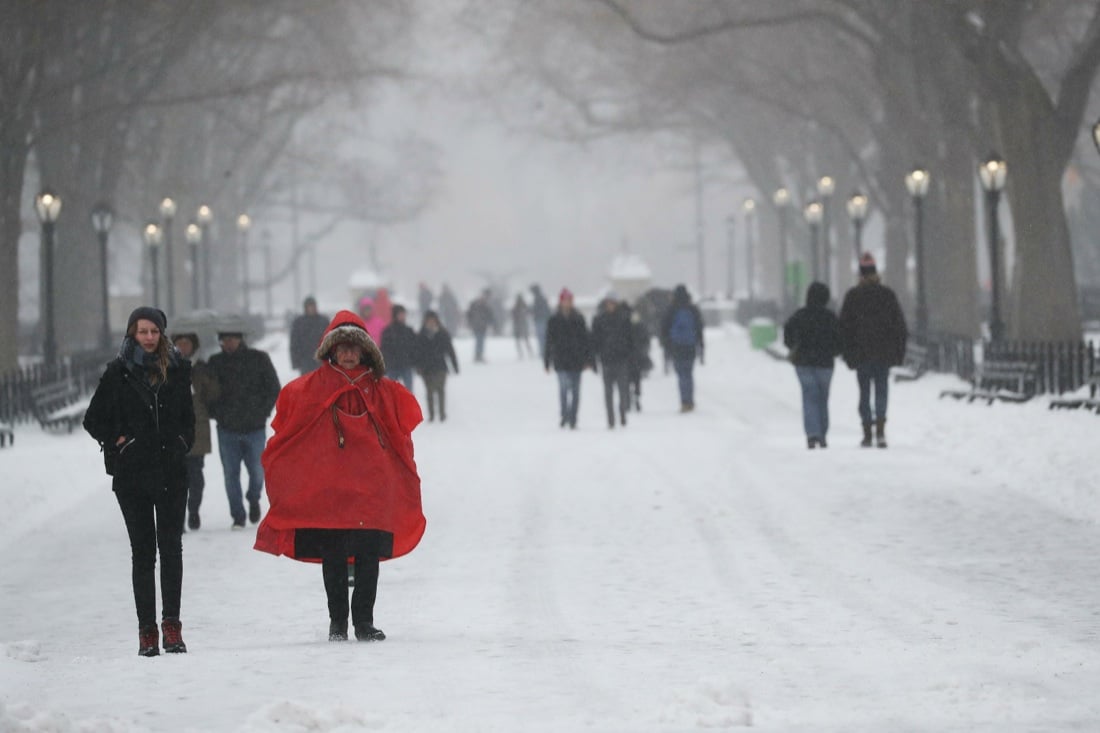 Usa, tempesta di neve nel Nord-Est, foto