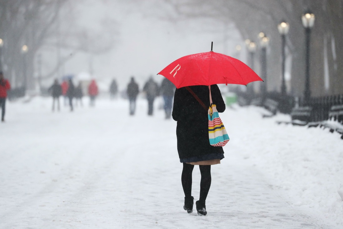 Usa, tempesta di neve nel Nord-Est, foto