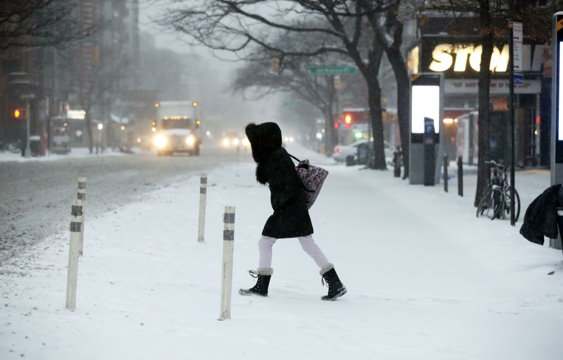Usa, tempesta di neve nel Nord-Est, foto