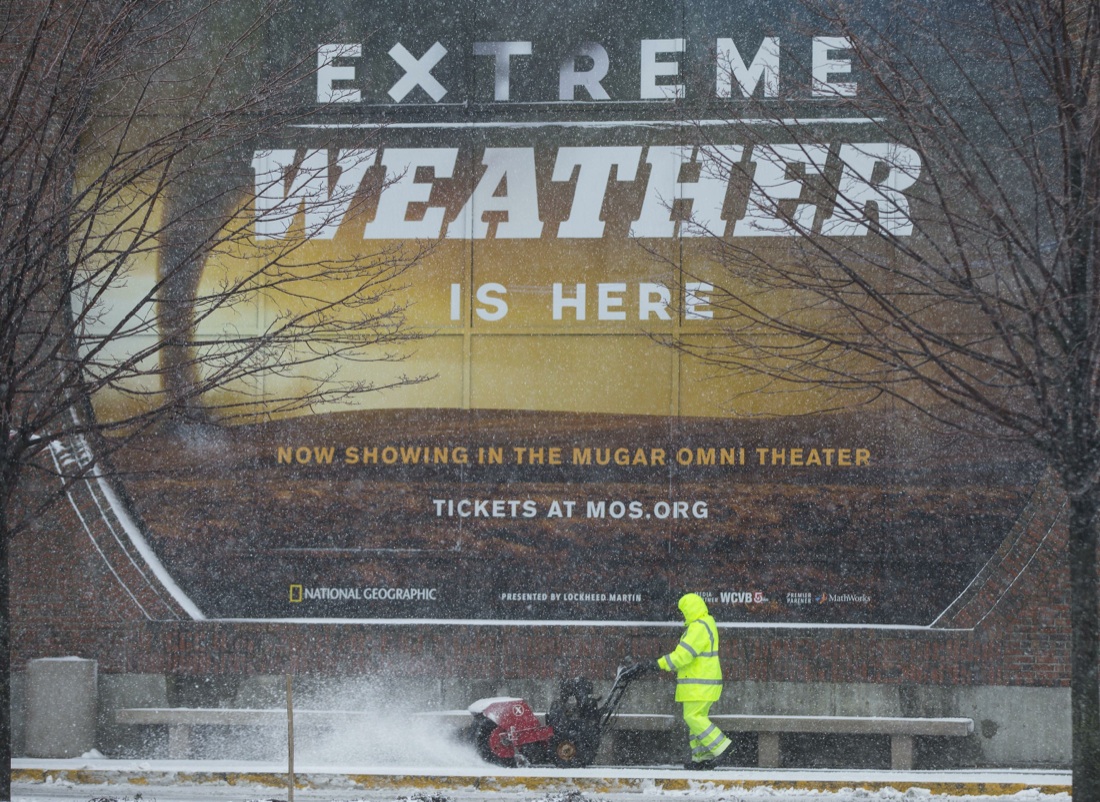 Usa, tempesta di neve nel Nord-Est, foto