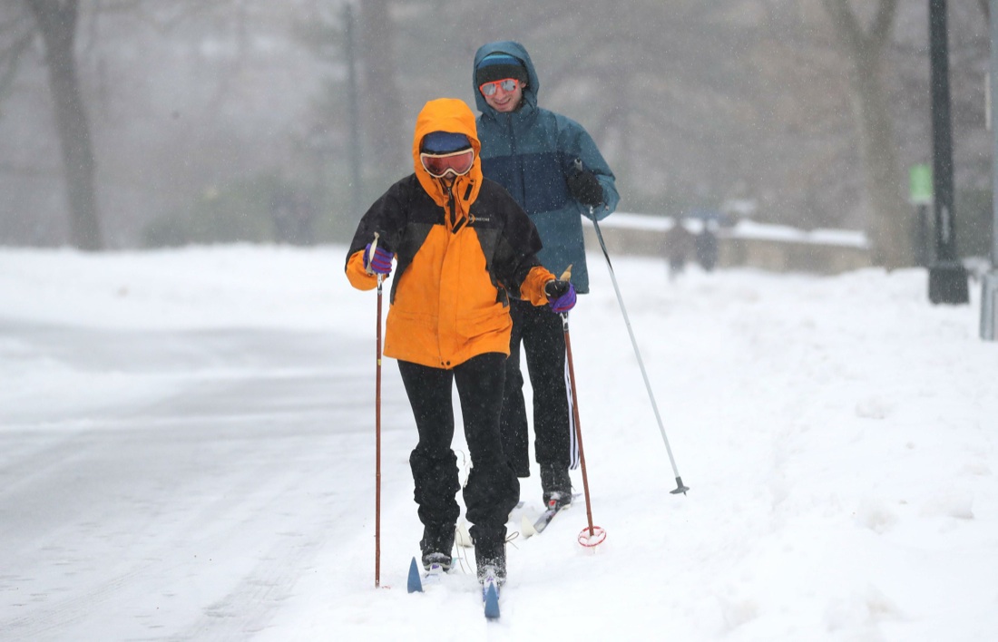 Usa, tempesta di neve nel Nord-Est, foto