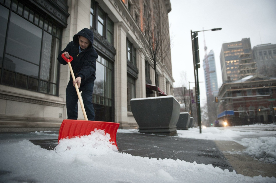 Usa, tempesta di neve nel Nord-Est, foto