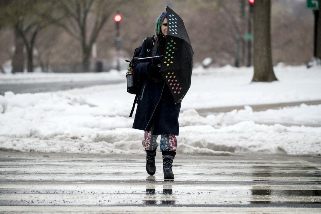 Usa, tempesta di neve nel Nord-Est, foto