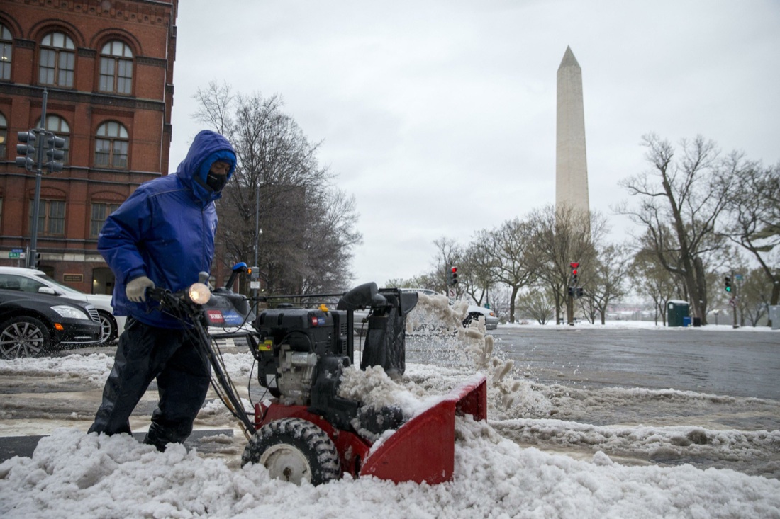 Usa, tempesta di neve nel Nord-Est, foto