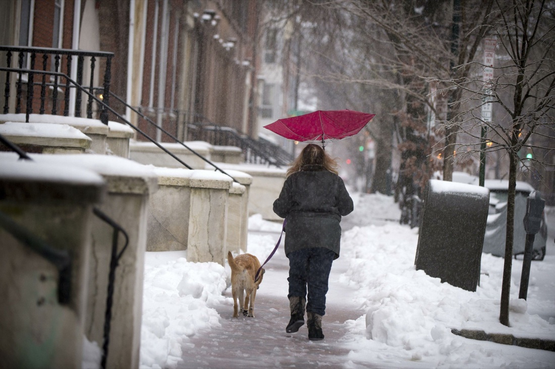 Usa, tempesta di neve nel Nord-Est, foto