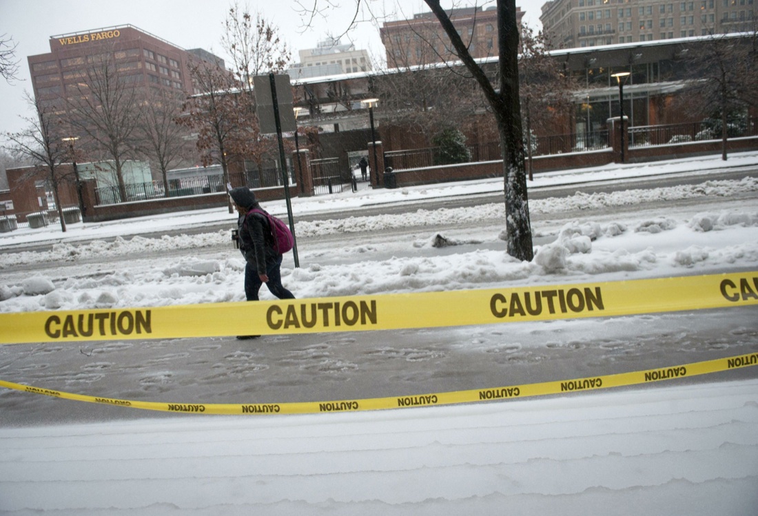 Usa, tempesta di neve nel Nord-Est, foto