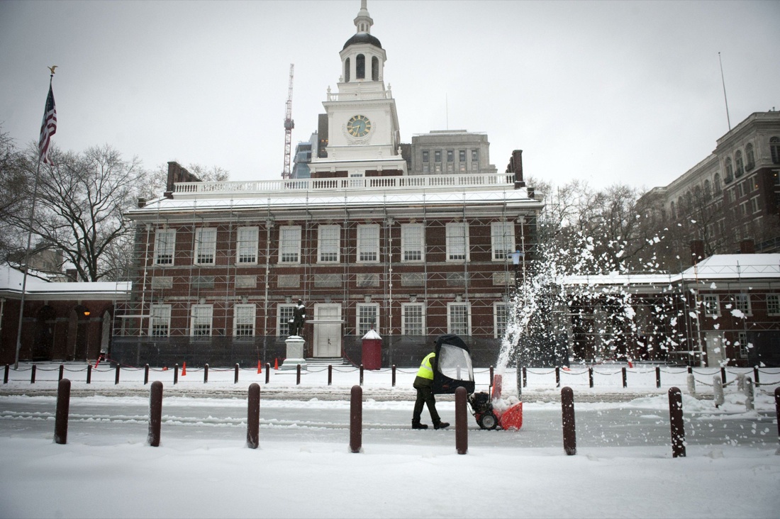 Usa, tempesta di neve nel Nord-Est, foto