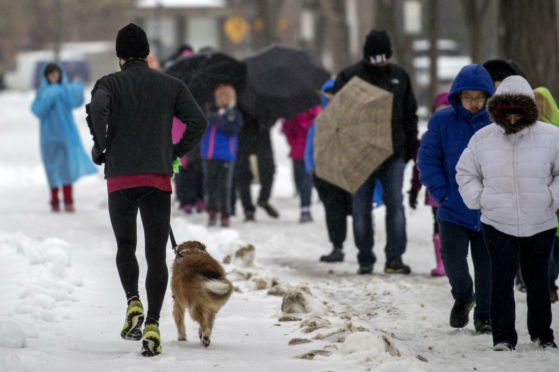 Usa, tempesta di neve nel Nord-Est, foto
