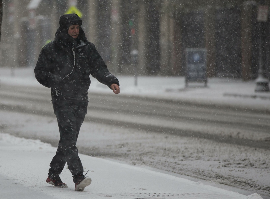 Usa, tempesta di neve nel Nord-Est, foto