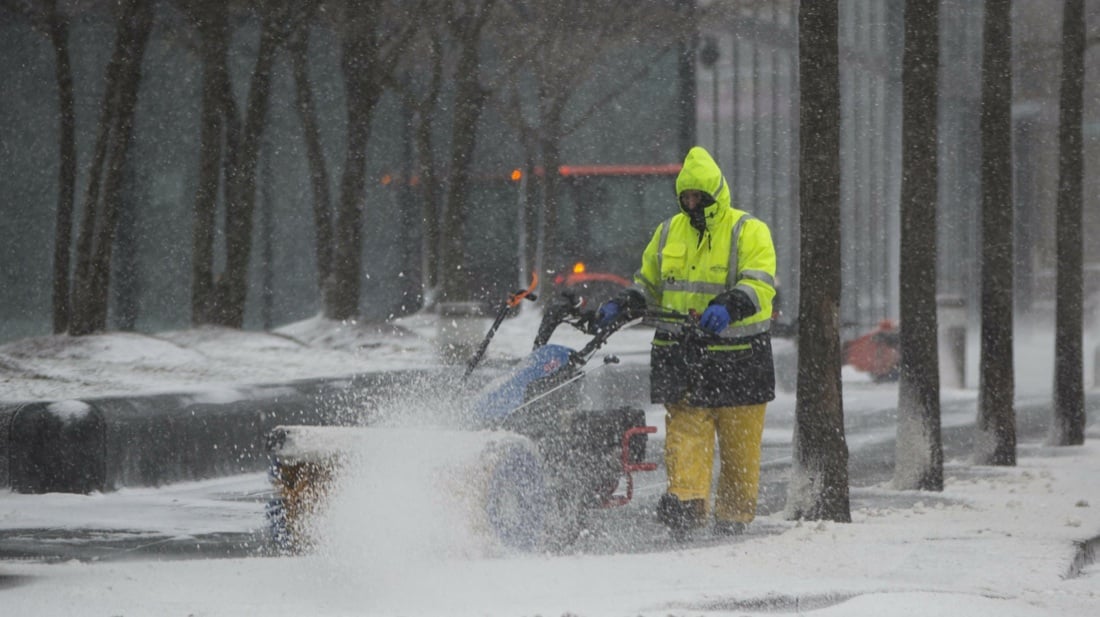 Usa, tempesta di neve nel Nord-Est, foto