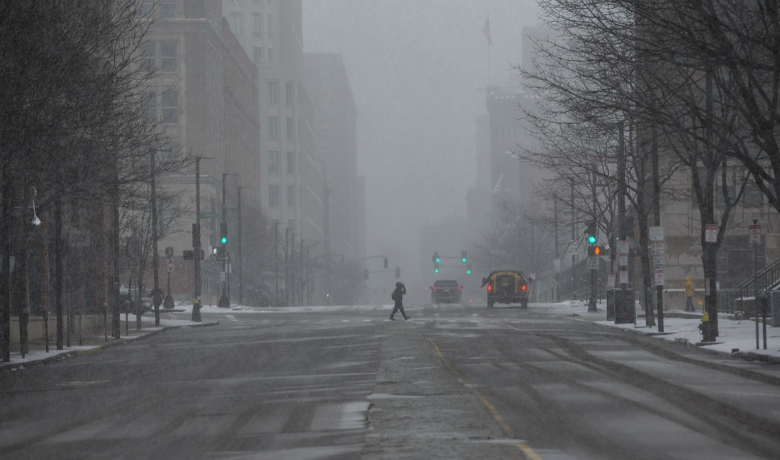 Usa, tempesta di neve nel Nord-Est, foto