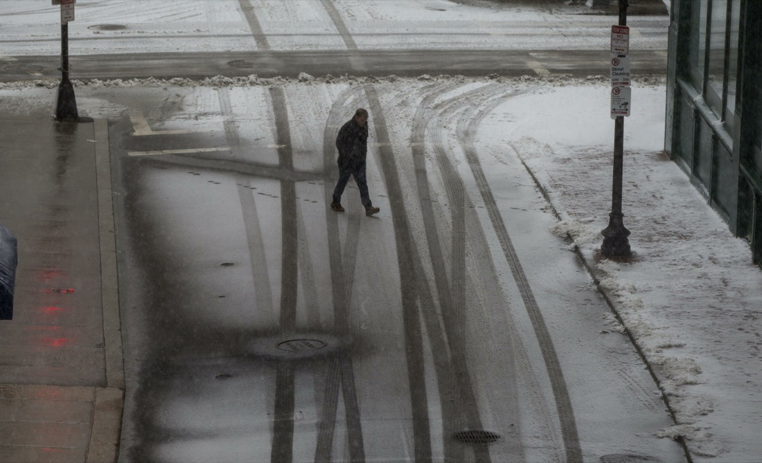Usa, tempesta di neve nel Nord-Est, foto