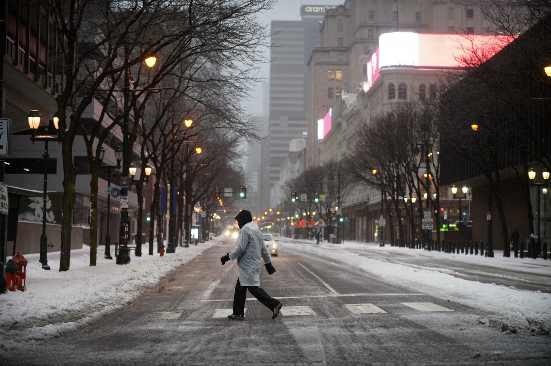 Usa, tempesta di neve nel Nord-Est, foto