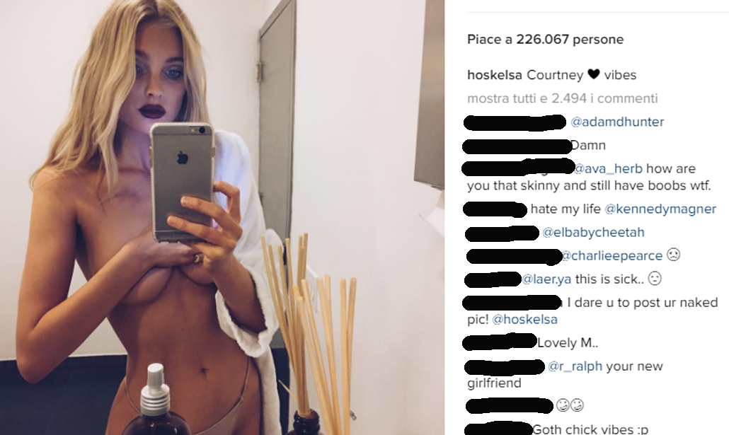 Elsa Hosk, l’ultimo topless virale Elsa Hosk, l’ultimo topless virale