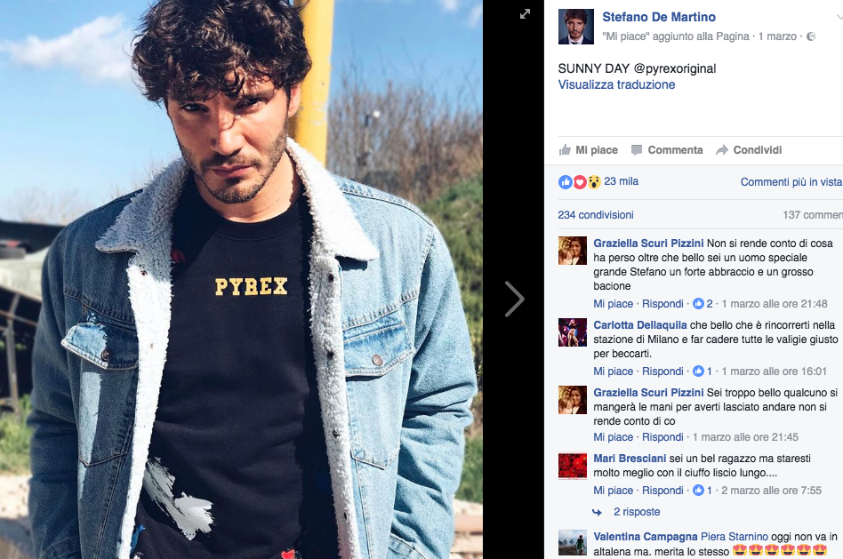 Belén e Stefano De Martino tornano a litigare per Santiago