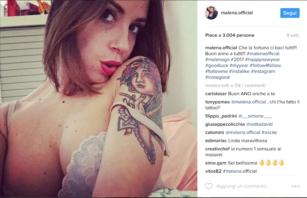 Malena La Pugliese, le foto più sexy della concorrente dell’Isola dei Famosi