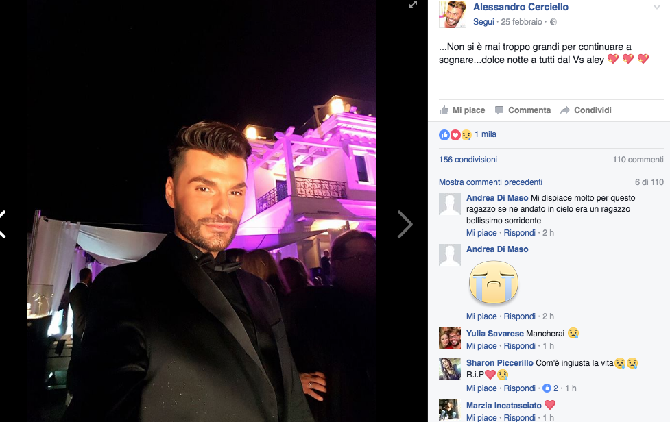 La morte di Alessandro Cerciello: chi era il truccatore delle star La morte di Alessandro Cerciello: chi era il truccatore delle star