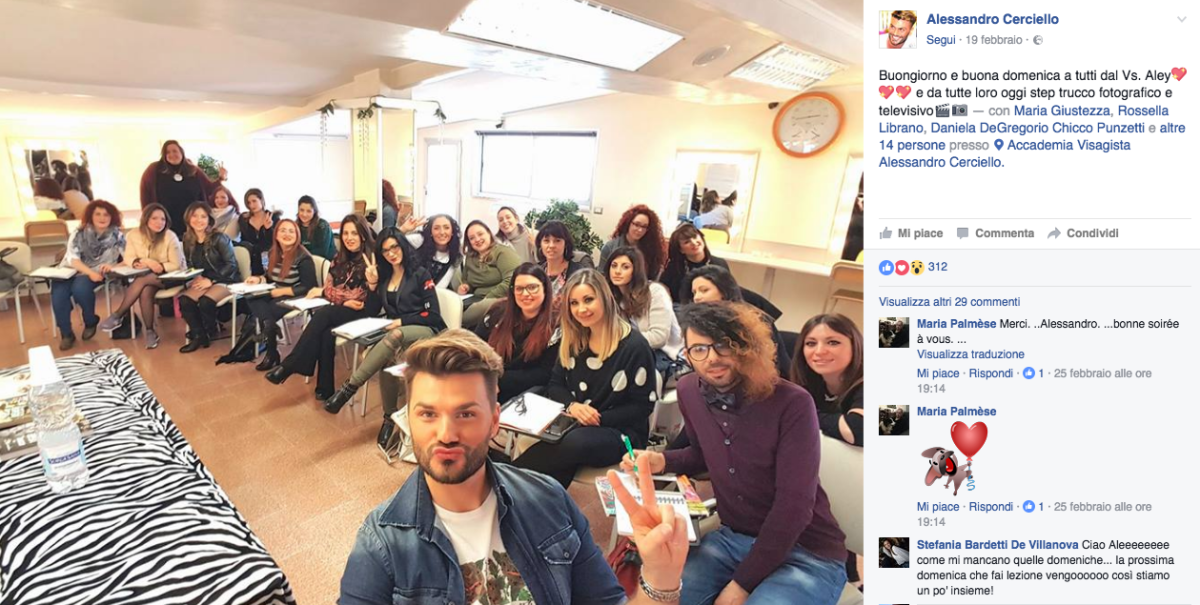 Galleria foto 'La morte di Alessandro Cerciello: chi era il truccatore delle star' - foto 12