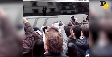 Napoli-Real Madrid, a Palazzo Caracciolo arrivano i Blancos – VIDEO