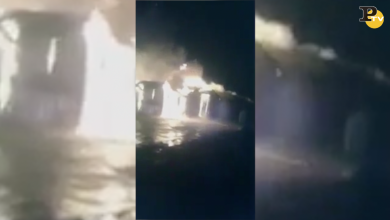 Incendio al ghetto di Rignano e qualcuno ride | video