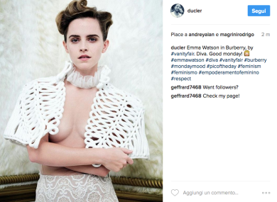 La risposta di Emma Watson alle polemiche sul topless