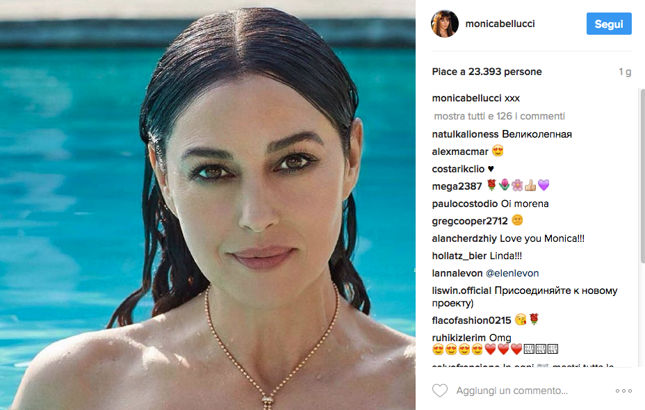 L’arte d’invecchiare bene secondo Monica Bellucci
