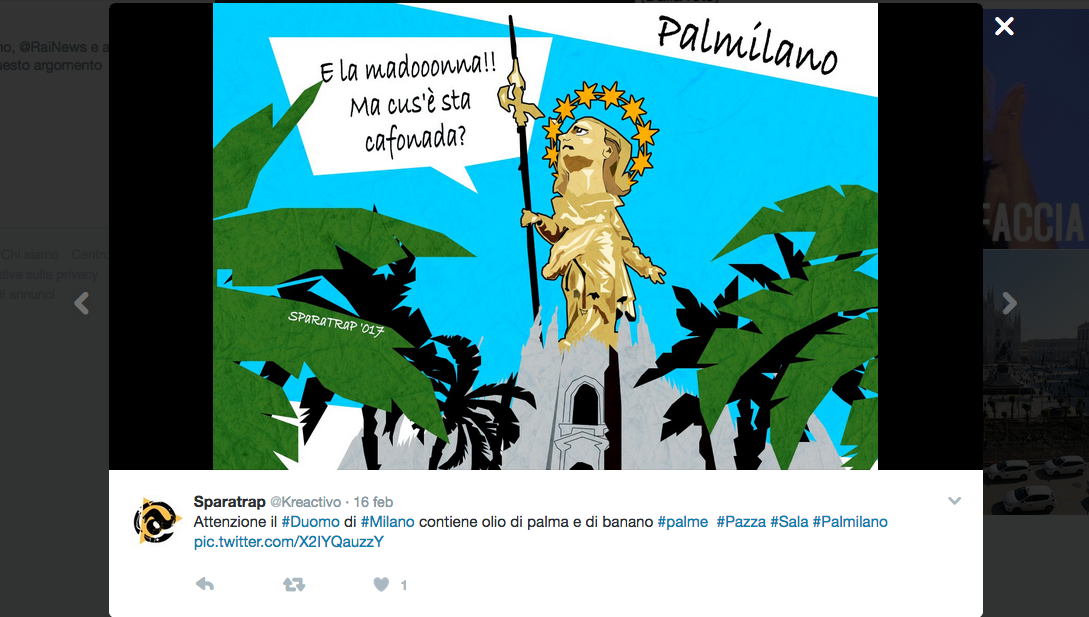 Le palme in Piazza Duomo: cosa ne pensa il sindaco Sala Le palme in Piazza Duomo: cosa ne pensa il sindaco Sala